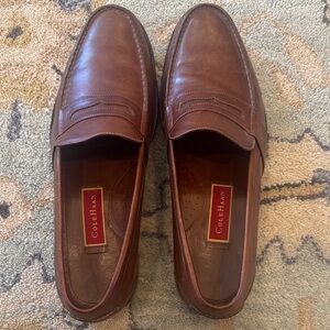 Cole Haan Men's Tan Leather Slip-Ons
